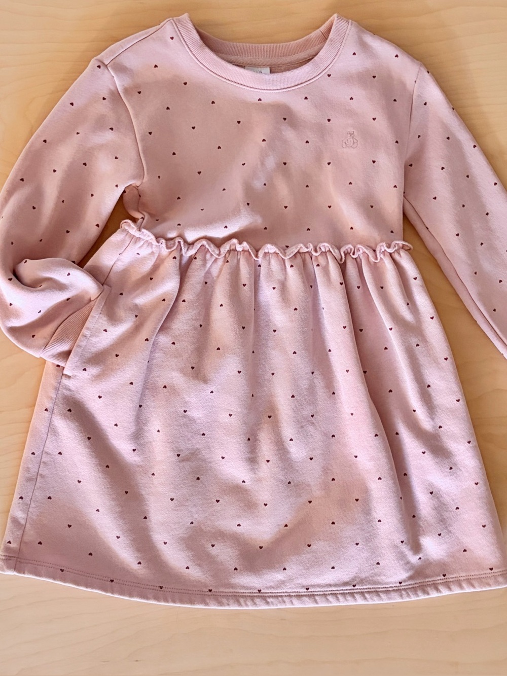 Baby GAP | light pink dress and tiny hearts pattern | 5years Toddler Girl